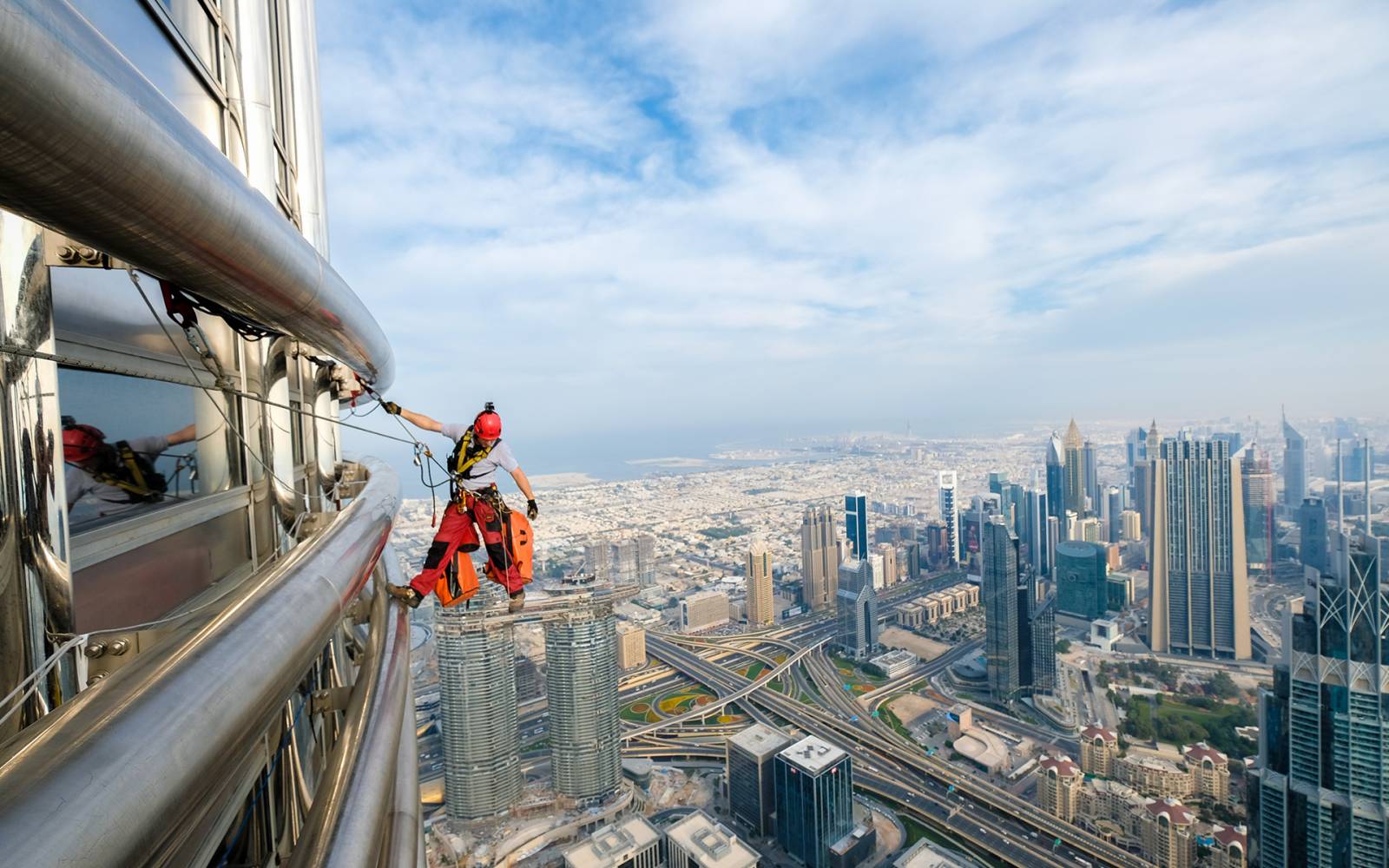 travaux acrobatiques avec accès difficile