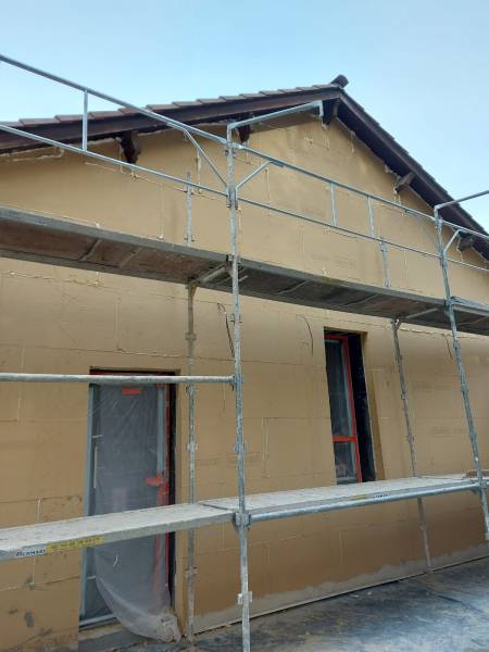 Réalisation d'une isolation en extérieur sur 13012 Marseille en rénovation d'une villa